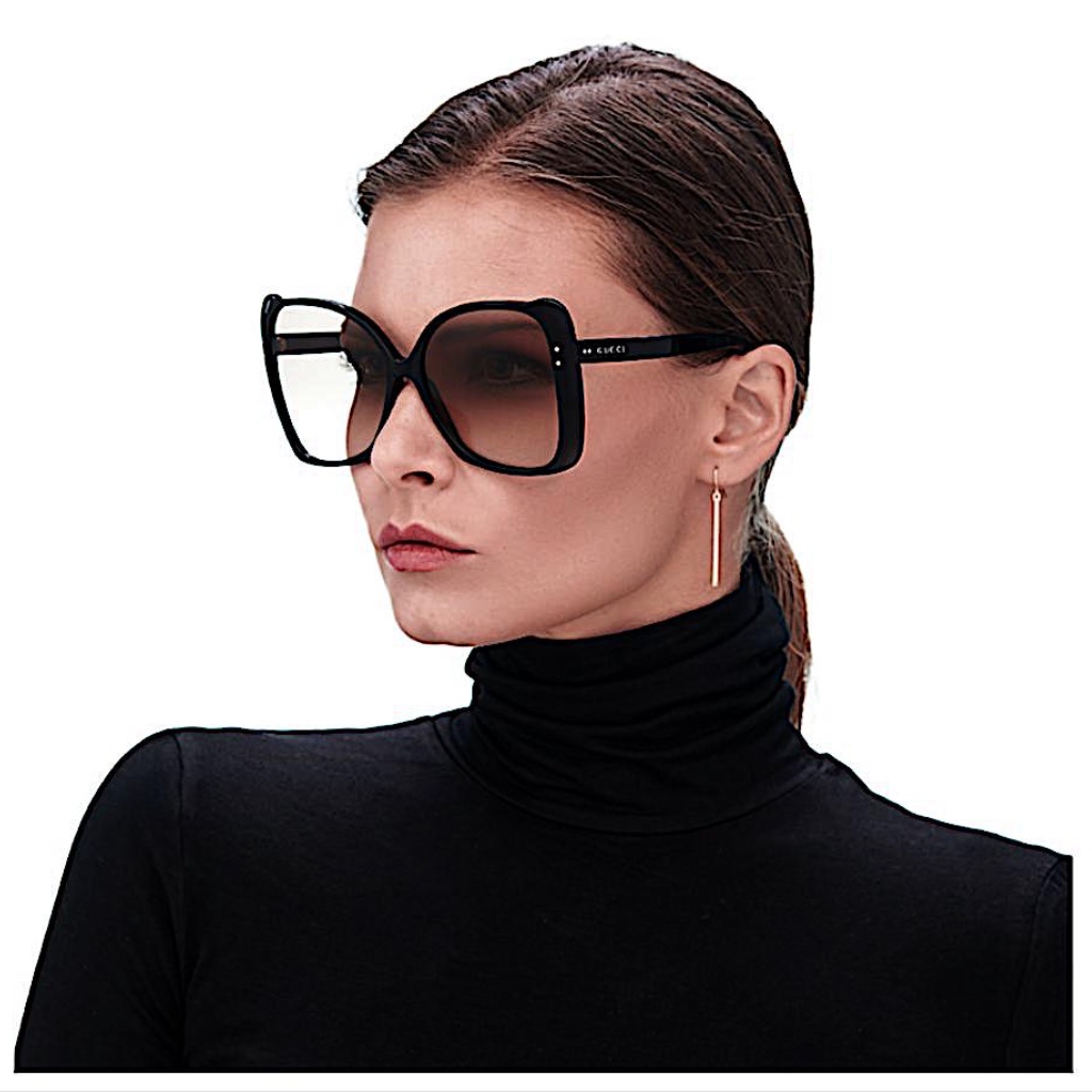 Gucci Gg0472 Oversized Square Acetate Sunglasses
